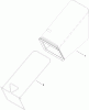 Toro 20316 - 20" Recycler/Rear Bagging Lawn Mower, 2011 (311000001-311999999) Spareparts BAG AND FRAME ASSEMBLY