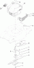 Toro 20316 - 20" Recycler/Rear Bagging Lawn Mower, 2011 (311000001-311999999) Spareparts ENGINE AND BLADE ASSEMBLY