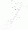 Toro 20316 - 20" Recycler/Rear Bagging Lawn Mower, 2011 (311000001-311999999) Spareparts HANDLE ASSEMBLY