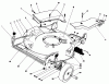 Toro 20321 - Lawnmower, 1992 (2000001-2999999) Spareparts HOUSING ASSEMBLY