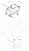 Toro 20323 - 20" Mulching/Rear Bagging Lawn Mower, 2012 (SN 312000001-312999999) Spareparts ENGINE AND BLADE ASSEMBLY