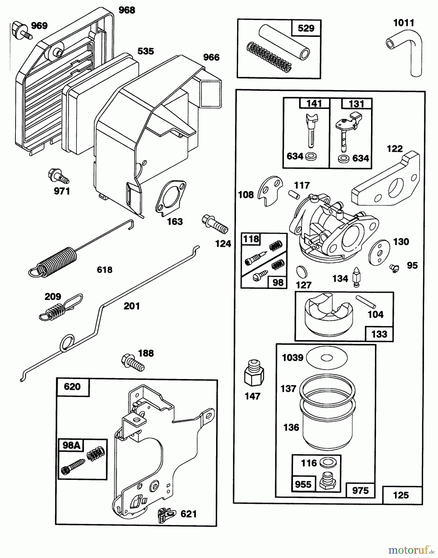  Toro Neu Mowers, Walk-Behind Seite 1 20324 - Toro Lawnmower, 1992 (2000001-2999999) ENGINE GTS-150 77-8980 #2