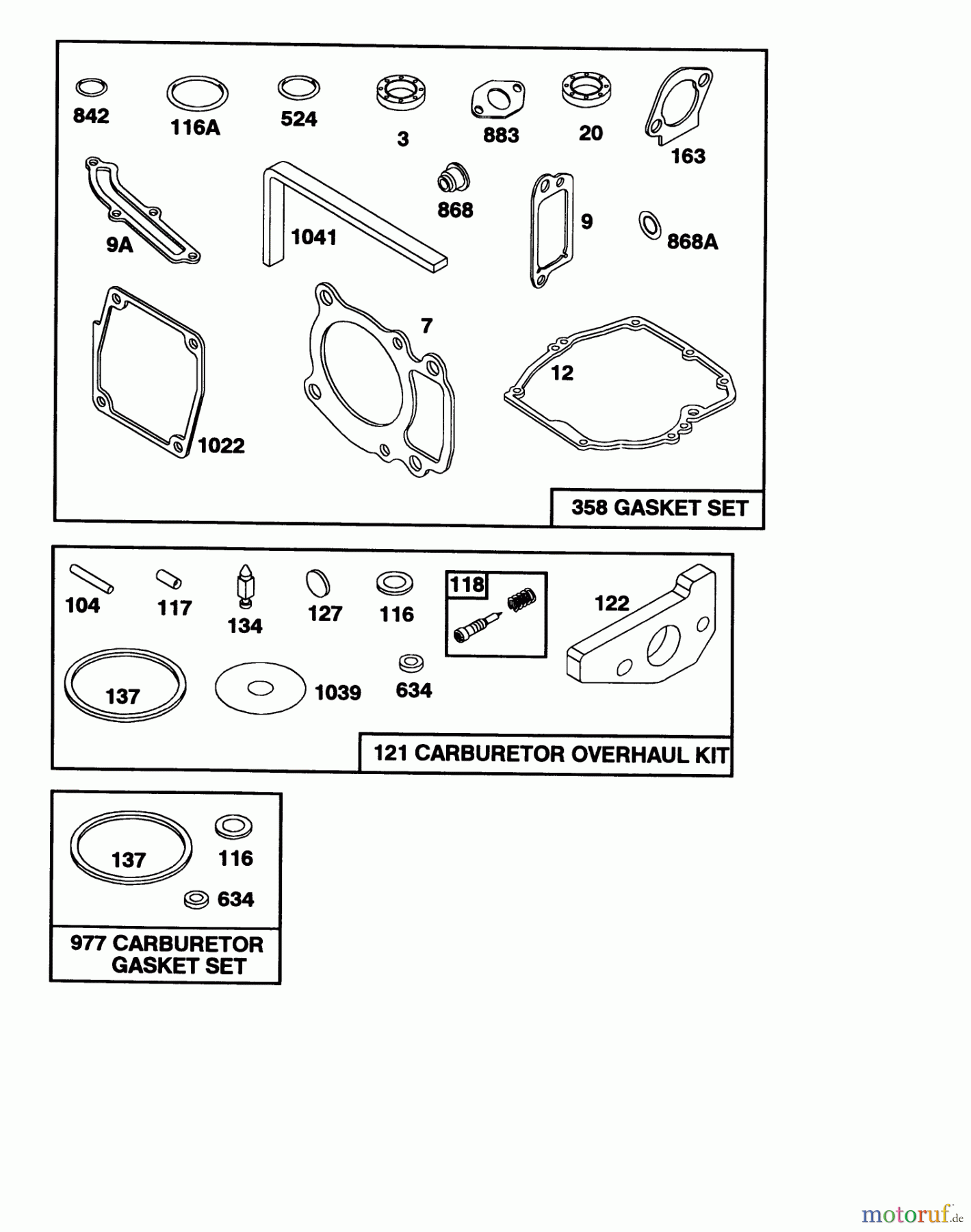 Toro Neu Mowers, Walk-Behind Seite 1 20324 - Toro Lawnmower, 1992 (2000001-2999999) ENGINE GTS-150 77-8980 #5