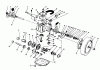 Toro 20324 - Lawnmower, 1992 (2000001-2999999) Spareparts GEAR CASE ASSEMBLY