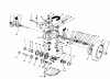Toro 20327B - Lawnmower, 1992 (2000001-2999999) Spareparts GEAR CASE ASSEMBLY