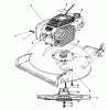 Toro 20328B - Lawnmower, 1992 (2000001-2999999) Spareparts ENGINE ASSEMBLY