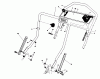 Toro 20328B - Lawnmower, 1992 (2000001-2999999) Spareparts HANDLE ASSEMBLY