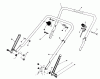 Toro 20329 - Lawnmower, 1992 (2000001-2999999) Spareparts HANDLE ASSEMBLY