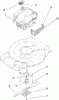 Toro 20330C - 22" Recycler Lawn Mower, 2009 (290000001-290999999) Spareparts ENGINE AND BLADE ASSEMBLY