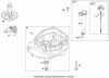 Toro 20331 - 22" Recycler Lawn Mower, 2009 (290000001-290999999) Spareparts CRANKCASE COVER/SUMP ASSEMBLY BRIGGS AND STRATTON 124T02-0203-B1