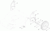Toro 20331 - 22" Recycler Lawn Mower, 2012 (SN 312000001-312999999) Spareparts HEIGHT-OF-CUT AND REAR WHEEL ASSEMBLY