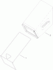 Toro 20332 - 22" Recycler Lawn Mower, 2010 (310000001-310999999) Spareparts REAR BAG ASSEMBLY