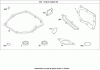 Toro 20332C - 22" Recycler Lawn Mower, 2009 (290000001-290999999) Spareparts ENGINE GASKET SET BRIGGS AND STRATTON 126T02-0216-B1