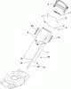 Toro 20334 - 22" Recycler Lawn Mower, 2009 (290000001-290999999) Spareparts HANDLE ASSEMBLY