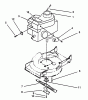 Toro 20431 - Lawnmower, 1993 (39000001-39999999) Spareparts ENGINE ASSEMBLY