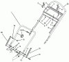 Toro 20438 - Lawnmower, 1993 (39000001-39999999) Spareparts HANDLE ASSEMBLY