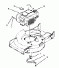 Toro 20438WF - Lawnmower, 1993 (39000001-39999999) Spareparts ENGINE ASSEMBLY