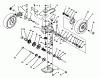 Toro 20438WF - Lawnmower, 1993 (39000001-39999999) Spareparts GEAR CASE ASSEMBLY
