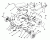 Toro 20439WF - Lawnmower, 1993 (39000001-39999999) Spareparts HOUSING ASSEMBLY