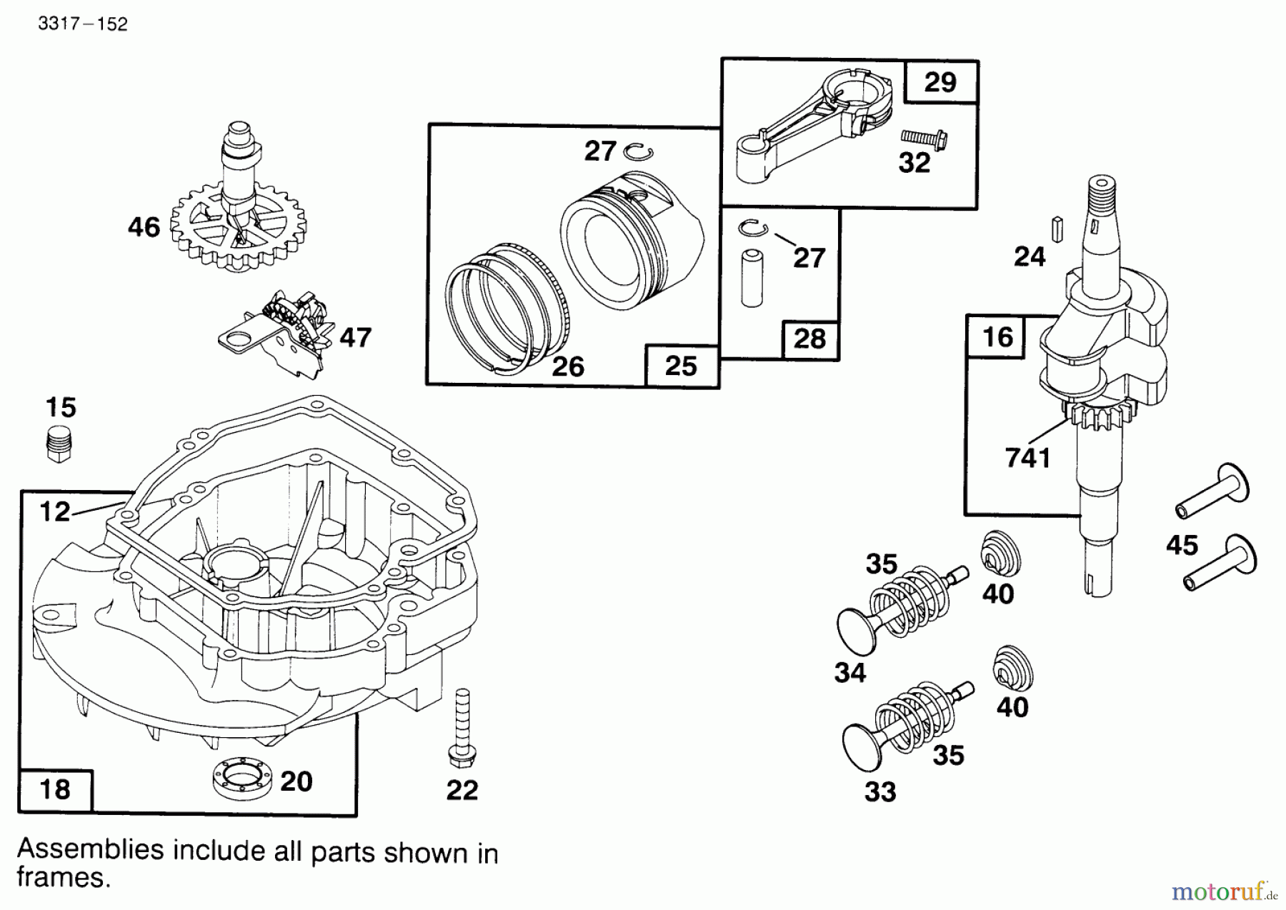 Toro Neu Mowers, Walk-Behind Seite 1 20441 - Toro Lawnmower, 1995 (5900001-5999999) ENGINE BRIGGS & STRATTON MODEL 127802-0640-01 #2