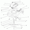 Toro 20448 - Lawnmower, 1997 (7900001-7999999) Spareparts ENGINE ASSEMBLY