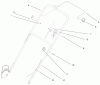 Toro 20449 - Lawnmower, 1997 (7900001-7999999) Spareparts HANDLE ASSEMBLY