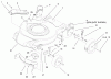 Toro 20450 (R-21P) - Recycler Mower, R-21P, 1998 (8900001-8999999) Spareparts HOUSING ASSEMBLY