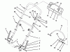 Toro 20464 - Super Recycler Lawnmower, 1995 (5900001-5999999) Spareparts HANDLE ASSEMBLY