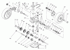 Toro 20465 - Lawnmower, 1996 (6900001-6999999) Spareparts GEAR CASE ASSEMBLY