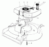 Toro 20474 - Guardian Lawnmower, 1975 (5000001-5999999) Spareparts ENGINE ASSEMBLY MODEL NO. 21610