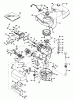 Toro 20474 - Guardian Lawnmower, 1975 (5000001-5999999) Spareparts ENGINE TECUMSEH MODEL NO. TNT 100-10044 (MOWER MODEL NO. 21711)