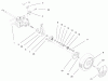 Toro 20475 - Lawnmower, 1996 (6900001-6999999) Spareparts REAR AXLE ASSEMBLY