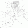 Toro 20483 - Lawnmower, 1997 (790000001-799999999) Spareparts ENGINE ASSEMBLY