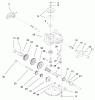 Toro 20483 - Lawnmower, 1997 (790000001-799999999) Spareparts GEAR CASE ASSEMBLY