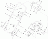 Toro 20487 (SR-21OSBB) - Super Recycler Mower, SR-21OSBB, 1998 (8900001-8999999) Spareparts HANDLE ASSEMBLY