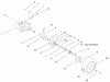 Toro 20495 (SR-21SE) - Super Recycler Mower, SR-21SE, 1998 (8900001-8999999) Spareparts REAR AXLE ASSEMBLY