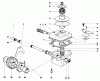 Toro 20506 - Lawnmower, 1976 (6000001-6999999) Spareparts GEAR CASE ASSEMBLY (MODEL 20506 & 20696)