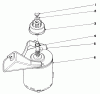 Toro 20506 - Lawnmower, 1976 (6000001-6999999) Spareparts STARTER MOTOR