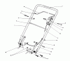 Toro 20511 - Lawnmower, 1989 (9000001-9999999) Spareparts HANDLE ASSEMBLY