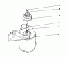Toro 20517 - Lawnmower, 1977 (7000001-7999999) Spareparts STARTER MOTOR (MODEL NO. 20644 AND 20657)