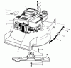 Toro 20522C - Lawnmower, 1986 (6000001-6999999) Spareparts ENGINE ASSEMBLY #1