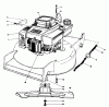 Toro 20522C - Lawnmower, 1987 (7000001-7999999) Spareparts ENGINE ASSEMBLY (ENGINE MODEL NO. VMG6) #1