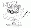 Toro 20526 - Lawnmower, 1986 (6000001-6999999) Spareparts ENGINE ASSEMBLY #1