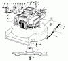 Toro 20526 - Lawnmower, 1987 (7000001-7999999) Spareparts ENGINE ASSEMBLY (MODEL NO. VMG6) #1