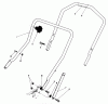 Toro 20526 - Lawnmower, 1987 (7000001-7999999) Spareparts HANDLE ASSEMBLY