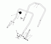 Toro 20526 - Lawnmower, 1988 (8000001-8999999) Spareparts HANDLE ASSEMBLY