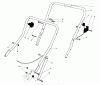 Toro 20531 - Lawnmower, 1988 (8000001-8999999) Spareparts HANDLE ASSEMBLY