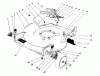 Toro 20531 - Lawnmower, 1989 (9000001-9999999) Spareparts HOUSING ASSEMBLY