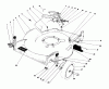 Toro 20532 - Lawnmower, 1989 (9000001-9999999) Spareparts HOUSING ASSEMBLY (USED ON SER. NOS. 9001532 THRU 9004072)