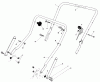 Toro 20561 - Lawnmower, 1990 (0000001-0999999) Spareparts HANDLE ASSEMBLY
